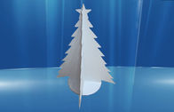 クリスマス ツリーの形の昇進のボール紙の表示モデルの広告