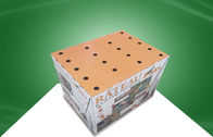 市場のためのフル カラーの Flexo Pring のボール紙のダンプの大箱のボール紙の表示装置
