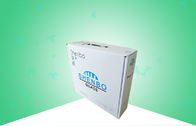 段ボール紙の包装箱、光沢のある終わりを用いるプラスチック ハンドルのギフト用の箱