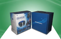 耳-電話のためのプラスチック ハンドルが付いている青く強い段ボール紙包装箱