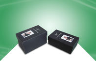 マット PP のラミネーションが付いている黒く堅いギフト用の箱ペーパー包装箱