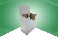 壁紙ロールを促進するためのディバイダーが付いている注文のボール紙のリサイクルの回収容器の表示