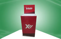 クリーニング パッドの人目を引く設計を促進する赤いボール紙のダンプの大箱