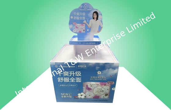 購入 衛生パッドを促進するために再生利用できるすべての円形ショーのボール紙 パレット表示 online manufacture