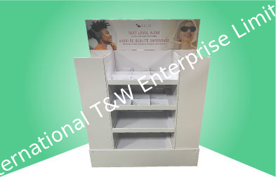 購入 3つの表面ショーのボール紙 パレットは電子工学項目を促進するための15 KGS/Shelfを表示する online manufacture