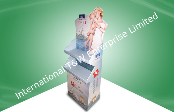 購入 OEM/ODM の Nestle の粉乳のための耐久のボール紙の陳列台の印刷 online manufacture