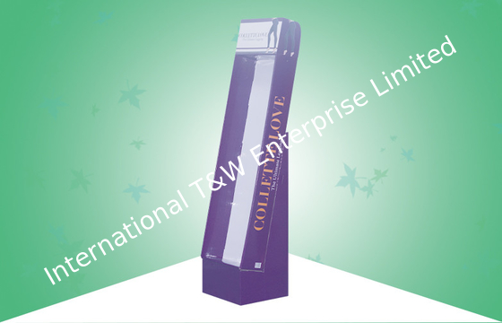 購入 350gsm CCNBの光沢のあるよじ登る金属のホックPOSのボール紙の表示 online manufacture