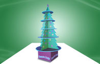 子供項目のためのリサイクルされた POS のボール紙の表示クリスマス ツリーの設計陳列台