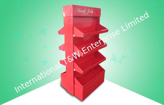 良い価格 4つはPOPのボール紙の表示、リサイクルされたボール紙の小売りの表示に棚に置きます オンライン