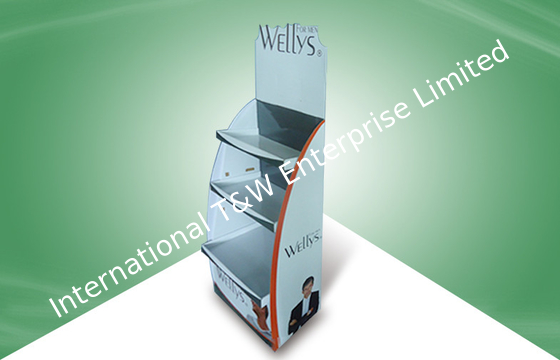 良い価格 美の心配プロダクトのためのポータブルの可動書だなの破裂音のボール紙の表示 オンライン