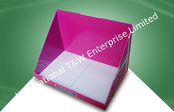 良い価格 小売店のためのリサイクルされたオフセット ペーパー ボール紙のカウンターの表示皿 オンライン