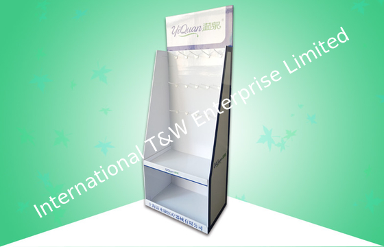 良い価格 OEM/ODM POSの陳列台、ホック/棚が付いている段ボール フロア・ディスプレイ オンライン