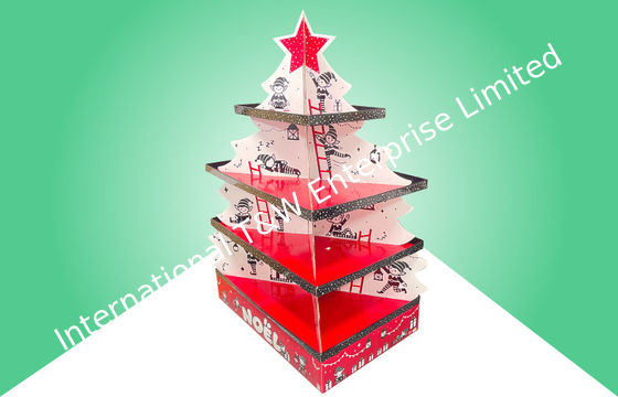 小売店用のカスタムクリスマスツリーパレットディスプレイ