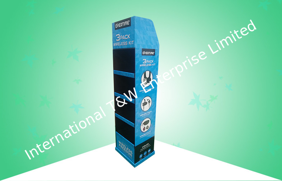 良い価格 強いボール紙によってはイヤホーンを促進するための陳列台の習慣4の棚が現れます オンライン