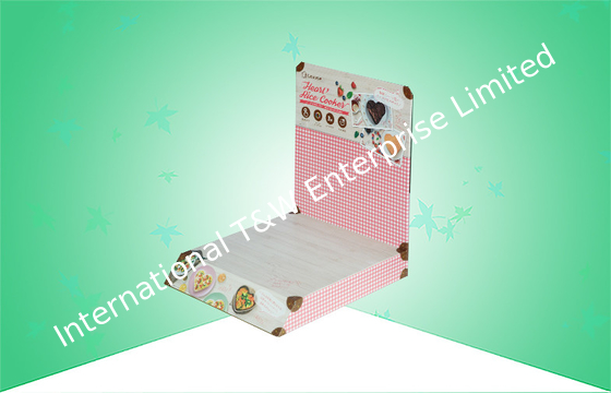 良い価格 CMYK 350gsmのボール紙のカウンター トップの表示PPラミネーション オンライン
