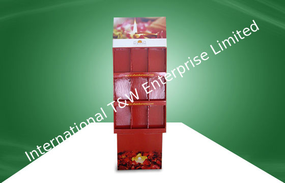 良い価格 環境に優しい印刷を立てる耐久財 9 の細胞 POP のボール紙の表示ボール紙の床 オンライン